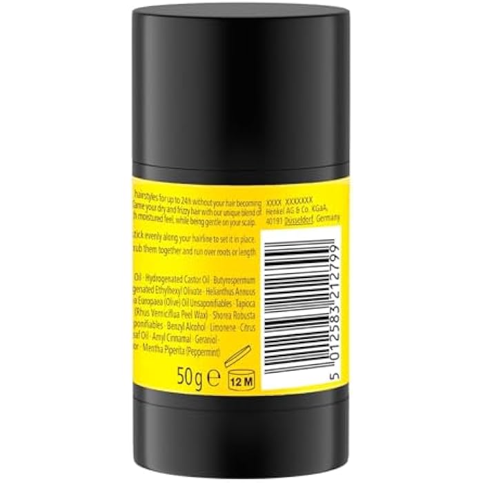 got2b Glued Wax Stick 50g, Long-Lasting Styling Wax Stick, Clear Hair Wax Stick for Slick Looks On the Go, Non-Greasy Hair Pomade to Tame Flyaways, Strong Hold, Vegan Formula* - Image 3